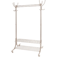 Изображение товара Вешалка гардеробная Nika с полками ВГП90-6/БЖ бежевый металлик