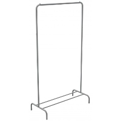 Изображение товара Вешалка гардеробная Ника серый, ВГ1/С