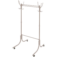 Изображение товара Вешалка гардеробная Nika ВГ90-6/БЖ бежевый металлик