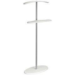 Изображение товара Вешалка костюмная Мебелик Дэви 3 Металлик Белый напольная современная