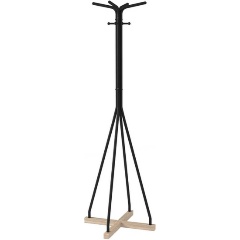 Изображение товара Напольная вешалка Мебелик Галилео 218 черная/шимо современный дизайн