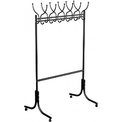 Изображение товара Вешалка напольная МЕБЕЛИК на колесах М 11 чёрный