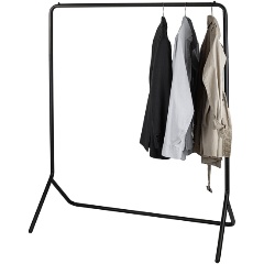 Изображение товара Напольная вешалка Мебелик Пико 33 черный металл прочная стильная