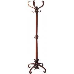 Изображение товара Вешалка напольная МЕБЕЛИК В 2Н тёмно-коричневый
