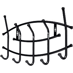 Изображение товара Вешалка настенная Nika черный 440х300х85мм, ВНП3/Ч