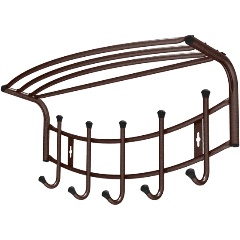 Изображение товара Вешалка настенная Nika медный антик 525х300х235мм, ВНП4/А