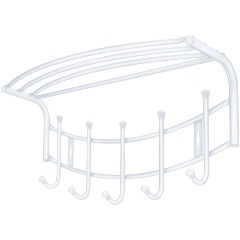 Изображение товара Вешалка настенная NIKA ВНП4 (ВНП4/МБ матовый белый)