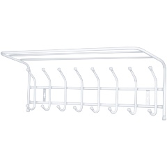 Изображение товара Вешалка настенная Nika ВП8/МБ, матовый белый