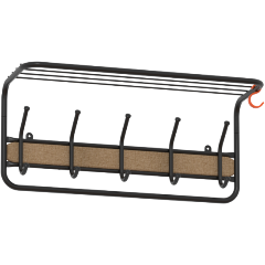 Изображение товара Вешалка с полкой ЗМИ "Уют 21" (ВСПУ21 Ч)