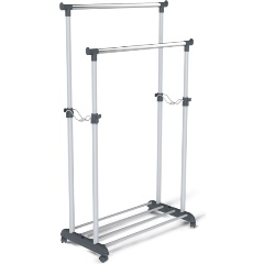 Изображение товара Вешалка напольная Sheffilton CH-4149 т.серый/св.серый/хром (металл/пластик)