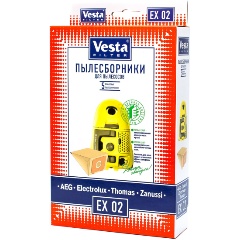 Изображение товара Пылесборник Vesta filter EX02 для пылесосов Electrolux Xio, Zanussi, Thomas