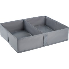 Изображение товара Органайзер VETTA Швеция 2 отделения, 40х30х10 см, полиэстер, серый (457-751)