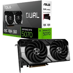 Изображение товара Видеокарта ASUS GeForce RTX 5070 DUAL OC 12G для игр и профессиональных задач