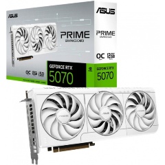 Изображение товара Видеокарта ASUS GeForce RTX 5070 PRIME WHITE OC 12G