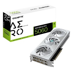 Изображение товара GIGABYTE GeForce RTX 5060 AERO OC 8G видеокарта для игр и профессиональных задач