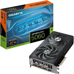 Изображение товара GIGABYTE GeForce RTX 5060 EAGLE OC 8G видеокарта для игр и профессиональной графики