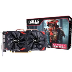 Видеокарта SINOTEХ Radeon RX 580 NINJA 8G AFRX58085F — купить по низкой ...