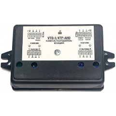 Изображение товара Видеораспределитель с транзитным выходом VTD-1/4TP AHD для систем видеонаблюдения