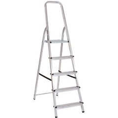 Изображение товара Алюминиевая стремянка Вихрь СА 1х5 с 5 ступенями, вес 3.4 кг