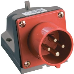 Изображение товара Вилка электрическая наружная установка IEK 16А 3P+PЕ 380В IP44 ССИ-514, PSR52-016-4