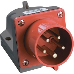 Изображение товара Вилка электрическая наружная установка IEK 16А 3P+PE+N 380В IP44 ССИ-515, PSR52-016-5