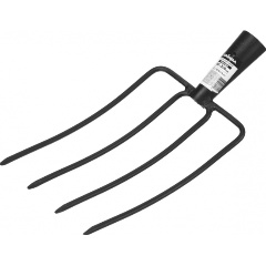 Изображение товара Вилы кованые GRINDA навозные 4 круглых зубца без черенка