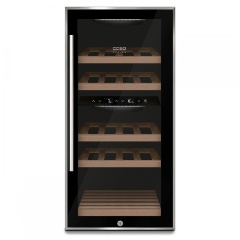 Изображение товара Двухзонный компрессорный винный шкаф Caso WineComfort 24 black 24 бутылки