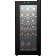Изображение товара Винный шкаф Weissgauff WWC-18 Bottle с электронным управлением, черный