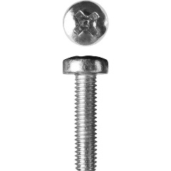 Изображение товара Винт DIN 7985 M3 x 16 мм, 5 кг, кл. пр. 4.8, оцинкованный, ЗУБР 303150-03-016