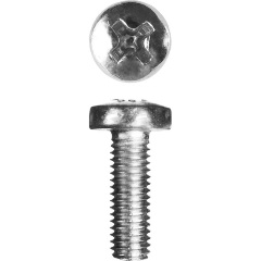 Изображение товара Винт DIN 7985 M5 x 16 мм, оцинкованный, класс 4.8, ЗУБР