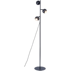 Изображение товара Торшер Vitaluce Шани black V3016-1/3P - арт-деко для гостиной