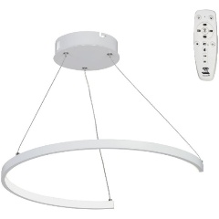 Изображение товара Подвесная люстра Vitaluce V2509DT-0/1S с LED светодиодной лампой 29 Вт белая для гостиной