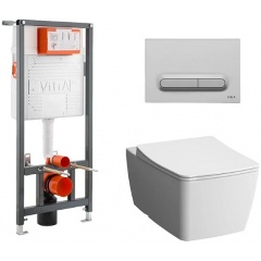 Изображение товара Унитаз с инсталляцией VITRA Metropole L-Box 9820B003-7201