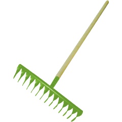 Изображение товара Витые грабли РемоКолор 14 зубов, лист 2,0 с чер 1200 мм 1 сорт 66-1-000