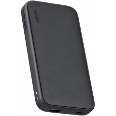 Изображение товара Внешний аккумулятор Aukey Sprint 10000 20W черный с двумя разъемами