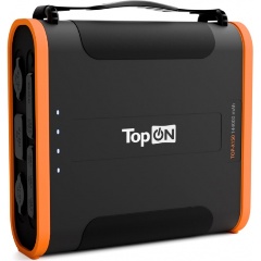 Изображение товара Внешний аккумулятор TopON TOP-X150 144000mAh (460.8Wh), USB Type-C Power Delivery 100W, USB Quick Charge 3.0, 2 автомобильными розетками по 180W (12V/