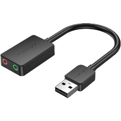 Изображение товара Внешняя звуковая карта Vention USB Черная