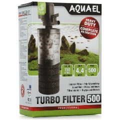 Изображение товара Внутренний фильтр AQUAEL TURBO FILTER 500 для аквариума до 150л (500л/ч, 4.4Вт, h = 70 см)