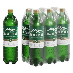 Изображение товара Вода минеральная Ессентуки №4 1 л ПЭТ (6 штук в упаковке)