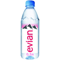 Изображение товара Вода минеральная Evian природная столовая ПЭТ 0,5 л