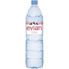 Изображение товара Вода минеральная Evian природная столовая ПЭТ 1,5 л