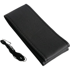 Изображение товара Оплетка на руль VOIN SWIFT, со шнуровкой, экокожа, "M", 38см