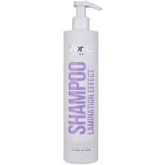 Изображение товара Безсульфатный шампунь для волос VON-U ламинирование 400 мл для поврежденных волос