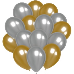 Изображение товара Воздушные шары MESHU М12 30см Shine 25 штук для праздничного оформления