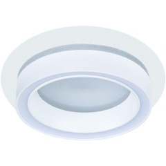 Изображение товара Встраиваемый светильник Arte Lamp Atik A4513PL-1WH современный белый металл для спальни