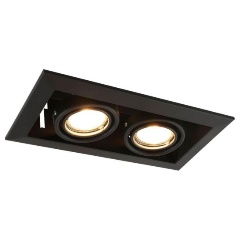 Изображение товара Встраиваемый светильник Arte Lamp Cardani Piccolo A5941PL-2BK.