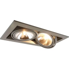 Изображение товара Встраиваемый светильник Arte Lamp Cardani Semplice A5949PL-2GY
