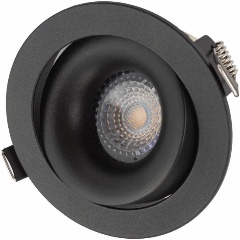 Изображение товара Встраиваемый светильник Denkirs Roto DK2120-BK