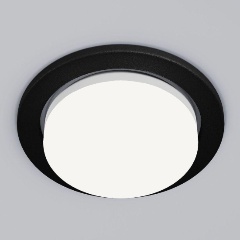 Изображение товара Встраиваемый светильник Elektrostandard 1035 GX53 WH черный a069360