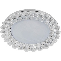 Изображение товара Встраиваемый светильник ЭРА GX53 DK84 CH/WH Б0020573